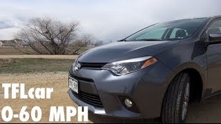 2014 Toyota Corolla LE 060 MPH Review Does Eco Equal Slow [upl. by Eronel]