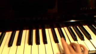 Super Mario Bros Theme song tutorial on the piano [upl. by Acyssej]