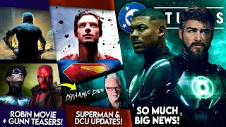 YES John Stewart CAST in LANTERNS Superman Teaser DCU Titans ROBIN Movie amp More [upl. by Laeahcim]