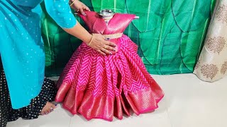 Quick and Easy Varamahalakshmi Saree Draping🪷How to drape saree for varamahalakshmi trending [upl. by Rucker]