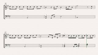 coldplay trouble oboe and cello sheet music [upl. by Hermy420]