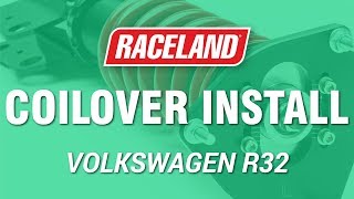 How To Install Raceland VW MK4 R32 Coilovers [upl. by Bander152]