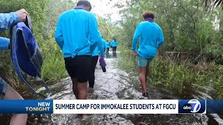 Immokalee students explore environmental science at FGCU summer camp [upl. by Gnehp]