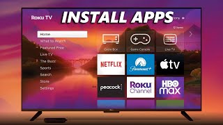 How To Download amp Install Apps On Roku TV [upl. by Susette593]