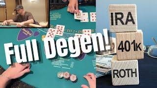 He Took Out His Moms 401K to Play High Stakes Blackjack Like a True Degen [upl. by Rubio705]