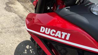 Ducati Hypermotard 1100 EVO SP  Termignoni Exhaust Sound  Ducati Dry Clutch Sound Beautiful [upl. by Sigfried580]