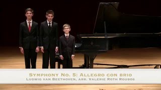 Beethovens 5th Piano Trio for 6 Hands [upl. by Allen]