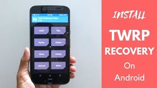 How To Install TWRP Custom Recovery On Any Android Phone Without Root [upl. by Lachance]