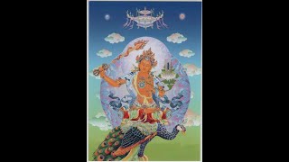 ༀ་ཨ་ར་པ་ཙ་ན་དྷཱི༔  मनजूश्री मंत्र [upl. by Ozen]