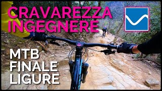 MTB Finale Ligure  Cravarezza  Ingegnere  POV Full ride [upl. by Alakcim785]