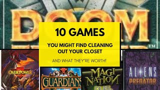 10 Out of Print Card Games To Pay Attention To When Cleaning Out Your Closet And What They’re Worth [upl. by Aerda355]