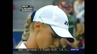 2004 Los Angeles SF Serena Williams vs Elena Dementieva [upl. by Ahsenyt59]