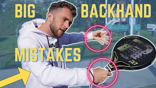 The 9 Biggest Backhand Volley Technique Mistakes [upl. by Naam154]