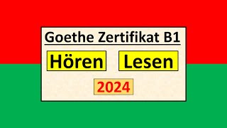 Goethe Zertifikat B1 Hören Lesen Modelltest mit Antworten am Ende  Vid  244 [upl. by Gustavus]