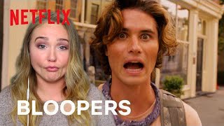 OUTER BANKS REACTION  SEASON 1 BLOOPERS AND FUNNY BTS MOMENTS [upl. by Atnauqahs]