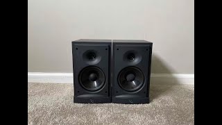 Infinity RS1 Reference Series Home 2 Way Bookshelf Speakers [upl. by Bracci]