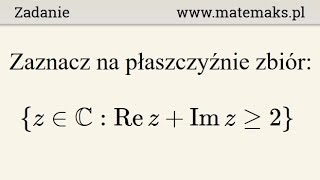 Zaznacz zbiór na płaszczyźnie [upl. by Quince]