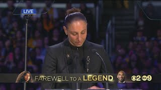 Diana Taurasi Remembers Watching Kobe Play [upl. by Madelina]