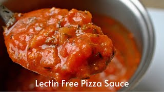 Lectin Free Pizza Sauce RecipeHow To Make Pizza Sauce At Home [upl. by Atinor]