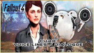 Curie Companion Voice Lines Dialogue  Fallout 4 [upl. by Naiditch]