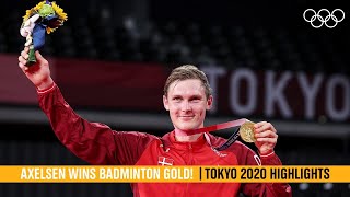 Axelsen beats Chen Long to win gold 🏸 Tokyo2020 Highlights [upl. by Zimmer]