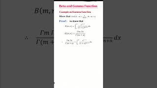 Beta and gamma function  Example of Gamma function mathematics maths engineering bsc [upl. by Verdie]