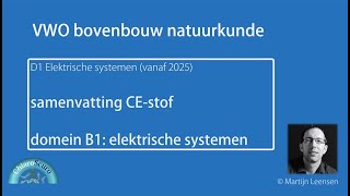 samenvatting 2025 D1 Elektrische systemen [upl. by Vere]