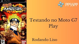 Naruto Ultimate Ninja Heroes  Testando no Moto G7 PLAY [upl. by Gabbie106]