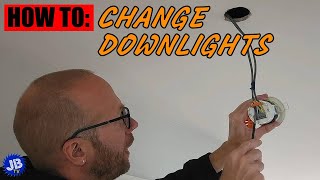 How to Change and Replace Ceiling Downlights  Step by Step [upl. by Frodeen]