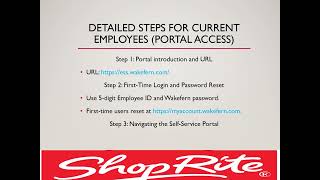 How to Access ShopRite Pay Stubs amp W2s [upl. by Gollin]