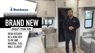 New 2024 Dutchmen Astoria HalfTon 260RK Rear Kitchen Fifth Wheel For Sale in MI  Tour amp Features [upl. by Waxman421]