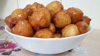 Casariye Macaan Bur Malab  Kaimati Sweet dumplings  Luqaimat Recipe [upl. by Ylimme]