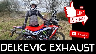 CHEAP performance CRF 250 Rally Exhaust alternative [upl. by Arenahs]