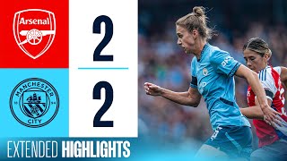 HIGHLIGHTS Gutsy City earn opening day point at Arsenal  Arsenal 22 Man City  WSL [upl. by Beasley]