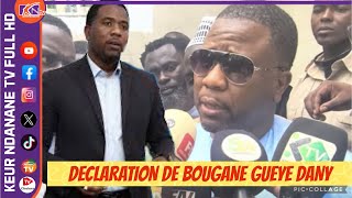 🔴CITE KEUR GORGUI DECLARATION DE BOUGANE GUEYE DANY APRES SA LIBERATION [upl. by Munro]