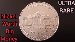 👉  7490000 👈 VERY EXPENSIVE Nickel Worth Big Money ULTRA Rare Error Coin USA look for this [upl. by Ardnasyl]