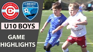 Chicago Fire vs ECSA  NISL  U10 2015 Boys Soccer Game Highlights Oct 19 2024 [upl. by Sorrows921]