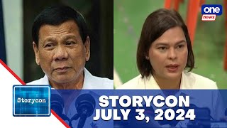 STORYCON  Is Rodrigo Duterte dragging down VP Saras ratings [upl. by Luemas177]