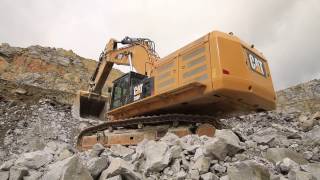 Caterpillar CAT 390F LME loading CAT 771D [upl. by Notecnirp]