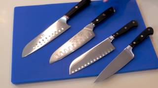 Chefs Knife vs Santoku Knife  Wusthof Zwilling JA Henckels amp Dalstrong  Amy Learns to Cook [upl. by Ydnec]