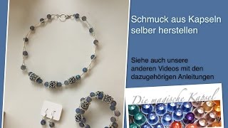 DIY  Kapsel Schmuck Anleitung Ideenfindung die magische Kaffee Kapsel [upl. by Meraree]