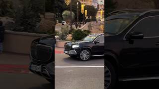 Luxury Black Mercedes SUV driving in monaco hairpinbends luxurycars millionaire billionaire [upl. by Eadith]