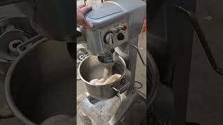 Refurbished Hobart D300 30 Qt mixer mixing stiff dough with a J Hook [upl. by Platto]