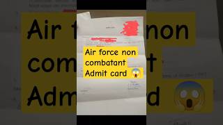 Air force non combatant admit card jodhpur airforce airforceadmitcard jodhpur [upl. by Ayila]