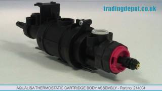 TRADING DEPOT Aqualisa Thermostatic Cartridge Body Assembly Part no 214004 [upl. by Dara683]