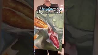 koi fish painting art oilpainting artist [upl. by Cull]