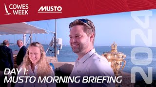 Musto Morning Briefing  Day 1  Saturday 27th July [upl. by Sumahs]