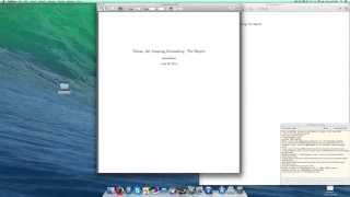 Latex Tutorial 1 of 11 Starting a Report and Title Page [upl. by Junia]