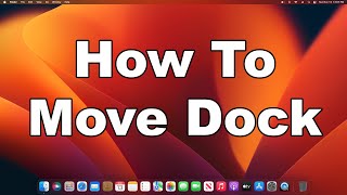 How To Move Dock To Another Screen Or Monitor In macOS  A Quick amp Easy Guide [upl. by Ardeha]