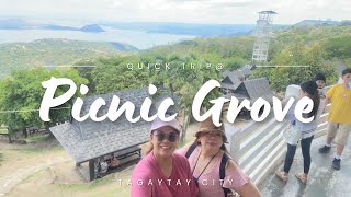 2024 Updated Quick Tour with my Bff at PICNIC GROVE Tagaytay City Philippines [upl. by Ayirp191]